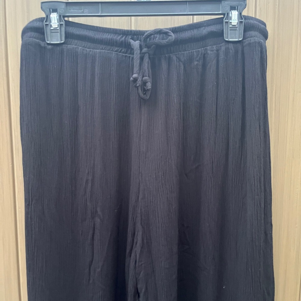 New Z Supply Whitesands Wide Leg Drawstring Pants sz XL Gauzy Beachy Loungewear - Picture 6 of 11